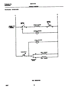 06 - Wiring Diagram parts for Frigidaire Range MEF311SBWG from AppliancePartsPros.com