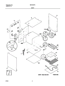 05 - Body parts for Frigidaire Range MEF303PGWD from AppliancePartsPros.com