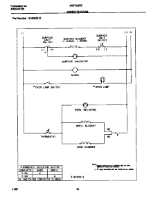 06 - Wiring Diagram parts for Frigidaire Range MEF322SEDC from AppliancePartsPros.com