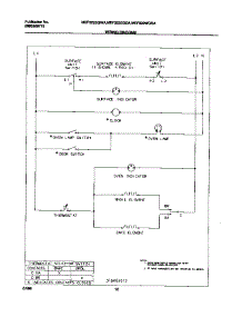 07 - Wiring Diagram parts for Frigidaire Range MEF322SGDA from AppliancePartsPros.com
