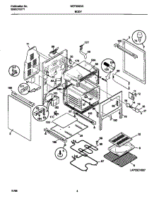 03 - Body parts for Frigidaire Range MEF368CGS2 from AppliancePartsPros.com