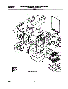 03 - Body parts for Frigidaire Range MEF365BGDA from AppliancePartsPros.com