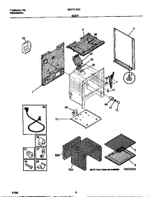 04 - Body parts for Frigidaire Range MGF313SCWC from AppliancePartsPros.com