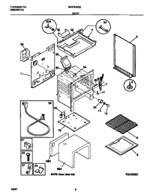 04 - Body parts for Frigidaire Range MGF345BEWC from AppliancePartsPros.com