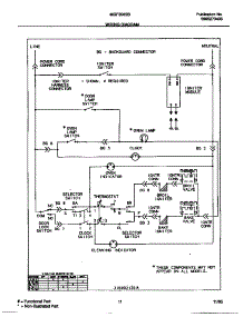 07 - Wiring Diagram parts for Frigidaire Range MGF350SBWB from AppliancePartsPros.com