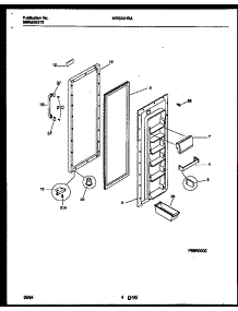 03 - Refrigerator Door Parts parts for Frigidaire Refrigerator MRS20HRAD3 from AppliancePartsPros.com
