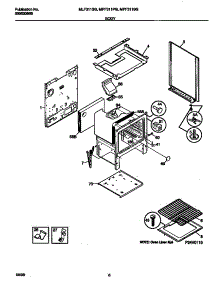 04 - Body parts for Frigidaire Range MPF311PGWA from AppliancePartsPros.com