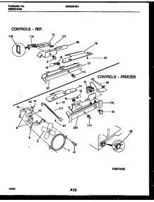 07 - Refrigerator Control Assembly, Damp parts for Frigidaire Refrigerator MRS20HRAW0 from AppliancePartsPros.com