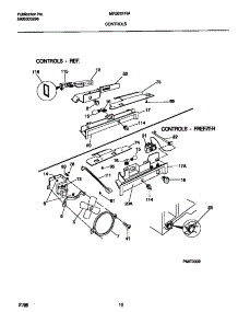 06 - Controls parts for Frigidaire Refrigerator MRS20HRAD8 from AppliancePartsPros.com