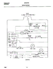 08 - Wiring  Diagram parts for Frigidaire Refrigerator MRS20HRAD8 from AppliancePartsPros.com