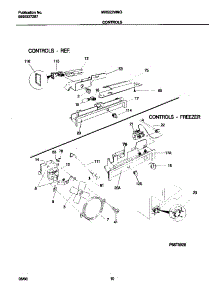 06 - Controls parts for Frigidaire Refrigerator MRS22WNGD6 from AppliancePartsPros.com