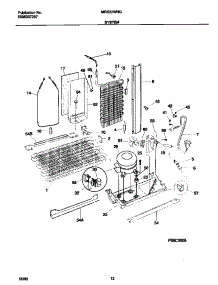 07 - System parts for Frigidaire Refrigerator MRS22WNGD6 from AppliancePartsPros.com