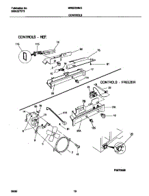 06 - Controls parts for Frigidaire Refrigerator MRS22WNGW5 from AppliancePartsPros.com