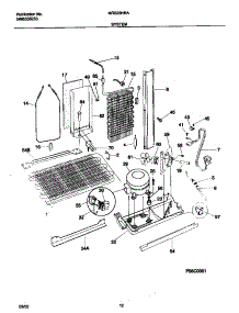 07 - System parts for Frigidaire Refrigerator MRS20HRAWB from AppliancePartsPros.com