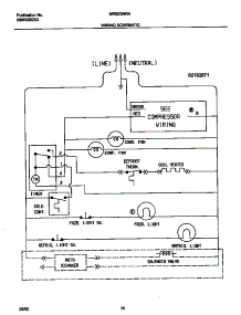 08 - Wiring Diagram parts for Frigidaire Refrigerator MRS20HRAWB from AppliancePartsPros.com