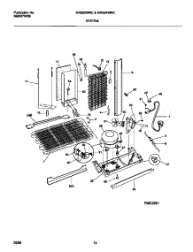 07 - System parts for Frigidaire Refrigerator MRS24WRCW1 from AppliancePartsPros.com