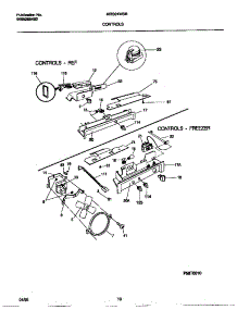 06 - Controls parts for Frigidaire Refrigerator MRS24WSBW0 from AppliancePartsPros.com