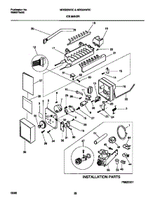10 - Ice Maker parts for Frigidaire Refrigerator MRS24WRCW1 from AppliancePartsPros.com