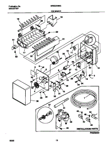10 - Ice Maker parts for Frigidaire Refrigerator MRS22WNGD6 from AppliancePartsPros.com