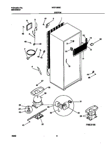 05 - System parts for Frigidaire Refrigerator MRT13BSCW3 from AppliancePartsPros.com