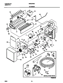 10 - Ice Maker parts for Frigidaire Refrigerator MRS22WNGW5 from AppliancePartsPros.com