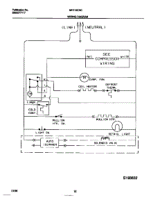 06 - Wiring Diagram parts for Frigidaire Refrigerator MRT15CNCZ2 from AppliancePartsPros.com