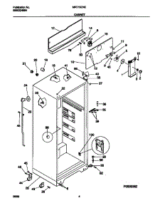 03 - Cabinet parts for Frigidaire Refrigerator MRT15CNEYB from AppliancePartsPros.com