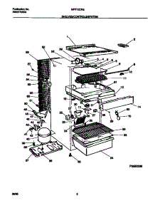 03 - Shelves / Controls / System parts for Frigidaire Refrigerator MRT12CRED1 from AppliancePartsPros.com