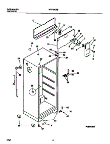 03 - Cabinet W /  Fan Assembly parts for Frigidaire Refrigerator MRT13CRBW2 from AppliancePartsPros.com