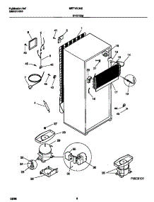 05 - System parts for Frigidaire Refrigerator MRT15CNEDA from AppliancePartsPros.com