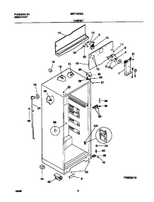 03 - Cabinet parts for Frigidaire Refrigerator MRT15CNEZ7 from AppliancePartsPros.com