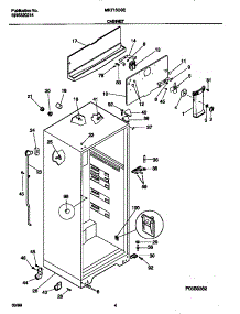 03 - Cabinet parts for Frigidaire Refrigerator MRT15CSEDB from AppliancePartsPros.com