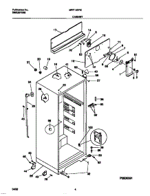 03 - Cabinet parts for Frigidaire Refrigerator MRT15DRCD4 from AppliancePartsPros.com