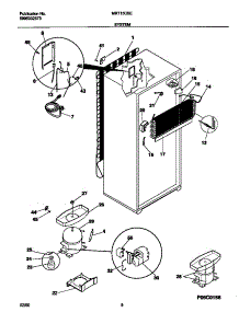 05 - System parts for Frigidaire Refrigerator MRT15CSEZD from AppliancePartsPros.com