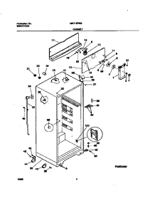 03 - Cabinet parts for Frigidaire Refrigerator MRT15FNGD2 from AppliancePartsPros.com