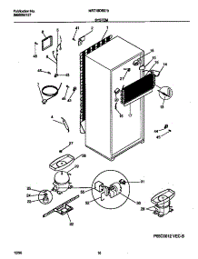 06 - System parts for Frigidaire Refrigerator MRT15DREW3 from AppliancePartsPros.com