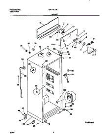 03 - Cabinet parts for Frigidaire Refrigerator MRT16CGEW4 from AppliancePartsPros.com