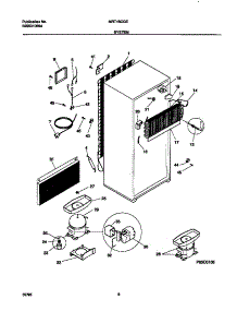 05 - System parts for Frigidaire Refrigerator MRT16CGEW4 from AppliancePartsPros.com