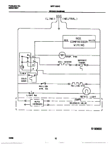 06 - Wiring Diagram parts for Frigidaire Refrigerator MRT15DNCD2 from AppliancePartsPros.com