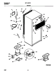 05 - System parts for Frigidaire Refrigerator MRT16NREW2 from AppliancePartsPros.com