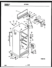 03 - Cabinet Parts parts for Frigidaire Refrigerator MRT18BRBZ0 from AppliancePartsPros.com