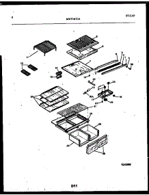 05 - Shelves And Supports parts for Frigidaire Refrigerator MRT18CHAA0 from AppliancePartsPros.com
