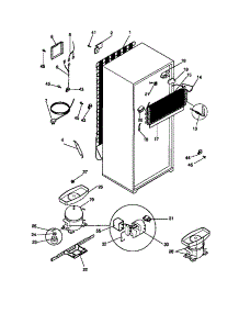 05 - System parts for Frigidaire Refrigerator MRT18CSCW0 from AppliancePartsPros.com