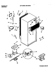 05 - Cooling System parts for Frigidaire Refrigerator MRT18DNBD1 from AppliancePartsPros.com