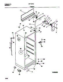 03 - Cabinet parts for Frigidaire Refrigerator MRT18FNCD0 from AppliancePartsPros.com