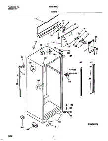 03 - Cabinet parts for Frigidaire Refrigerator MRT18NRED1 from AppliancePartsPros.com