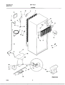 08 - System parts for Frigidaire Refrigerator MRT18SJHW1 from AppliancePartsPros.com