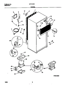 05 - System parts for Frigidaire Refrigerator MRT21BRCD1 from AppliancePartsPros.com