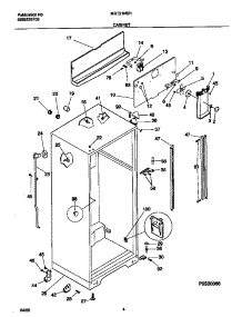 03 - Cabinet parts for Frigidaire Refrigerator MRT21NSHW2 from AppliancePartsPros.com