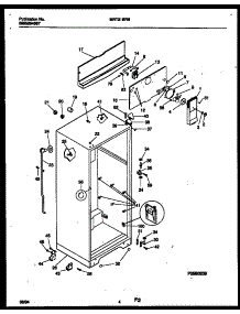 03 - Cabinet Parts parts for Frigidaire Refrigerator MRT21BRBY0 from AppliancePartsPros.com